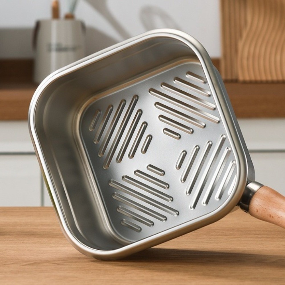 Sartén portátil de acero inoxi - Camping Cooking Frying Pan reseña y precio