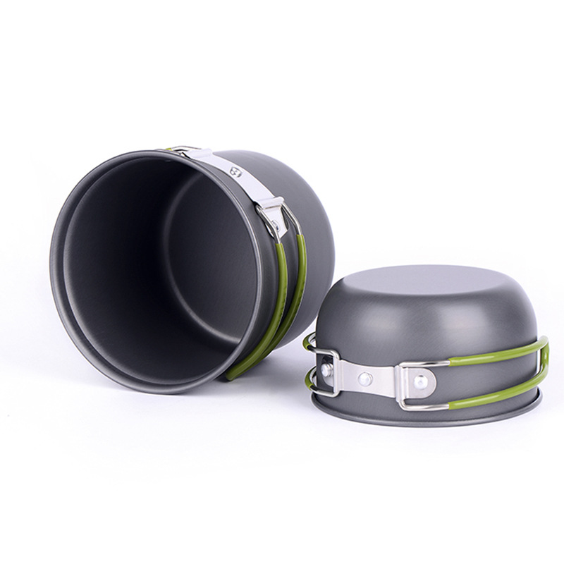 Juego de ollas ultraligeras pa - Camping Cooking Mess Kit reseña y precio