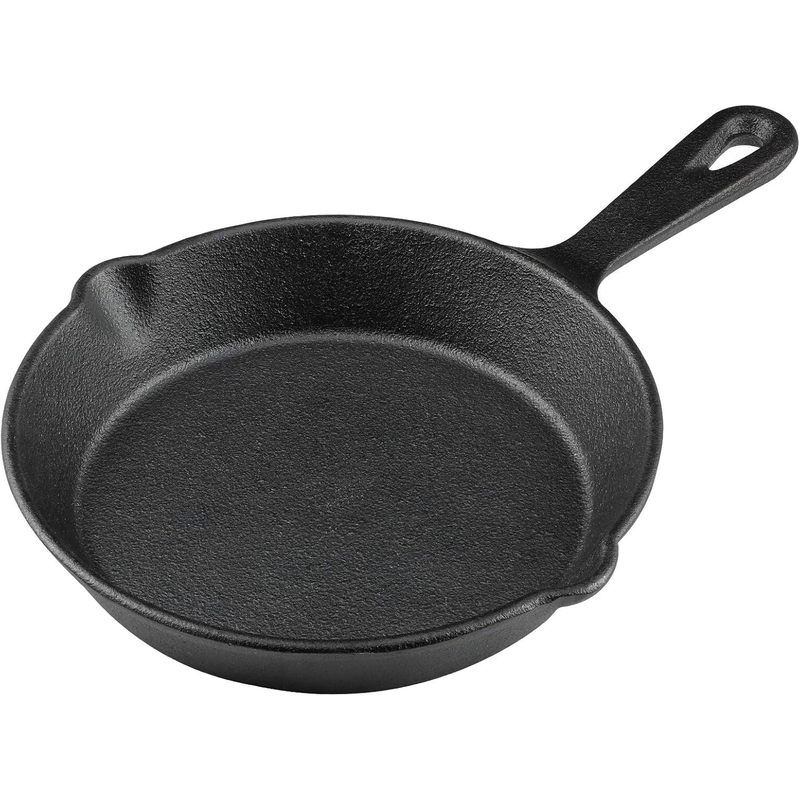 Sartén de hierro fundido de 6  - Camping Cooking Frying Pan reseña y precio