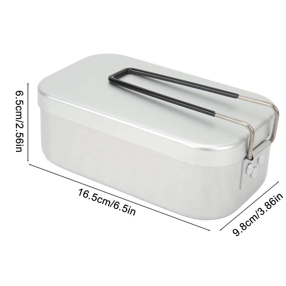 Fiambreras de aluminio de 800M - Camping Cooking Handle reseña y precio