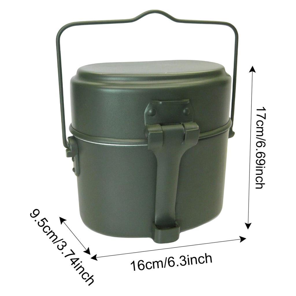 Juego de Ollas para Cocinar al - Camping Cooking Mess Kit reseña y precio
