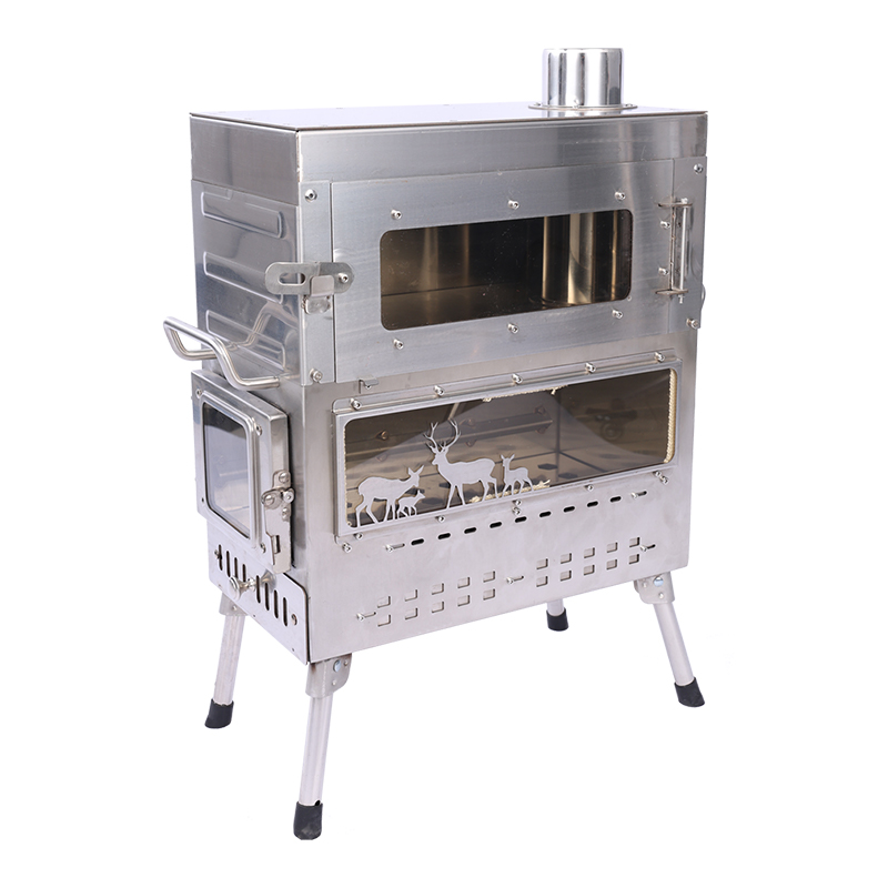 Estufa de leña portátil de ace - Camping Cooking Ovens reseña y precio