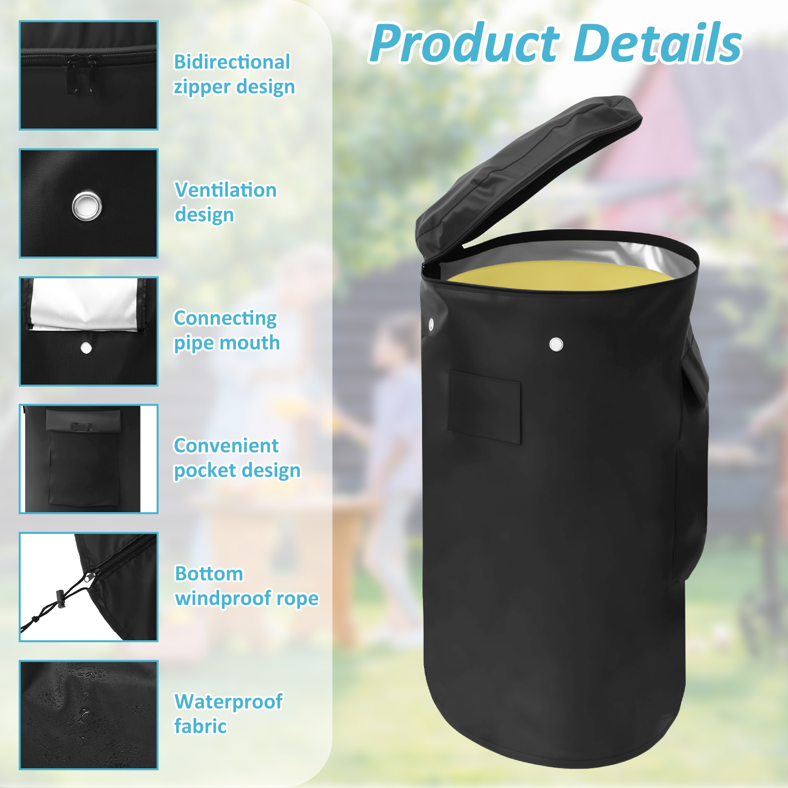 Cubierta de tanque de propano  - Camping Cooking Gas reseña y precio