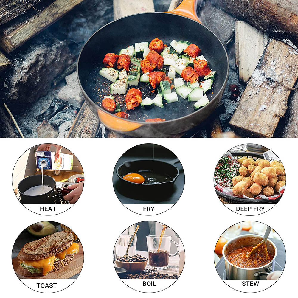 Juego de picnic de cocina al a - Camping Cooking Frying Pan reseña y precio