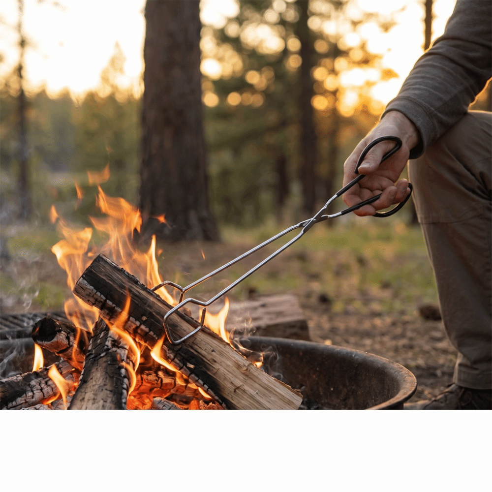 Pinzas para barbacoa de 16 pul - Camping Cooking Tips reseña y precio