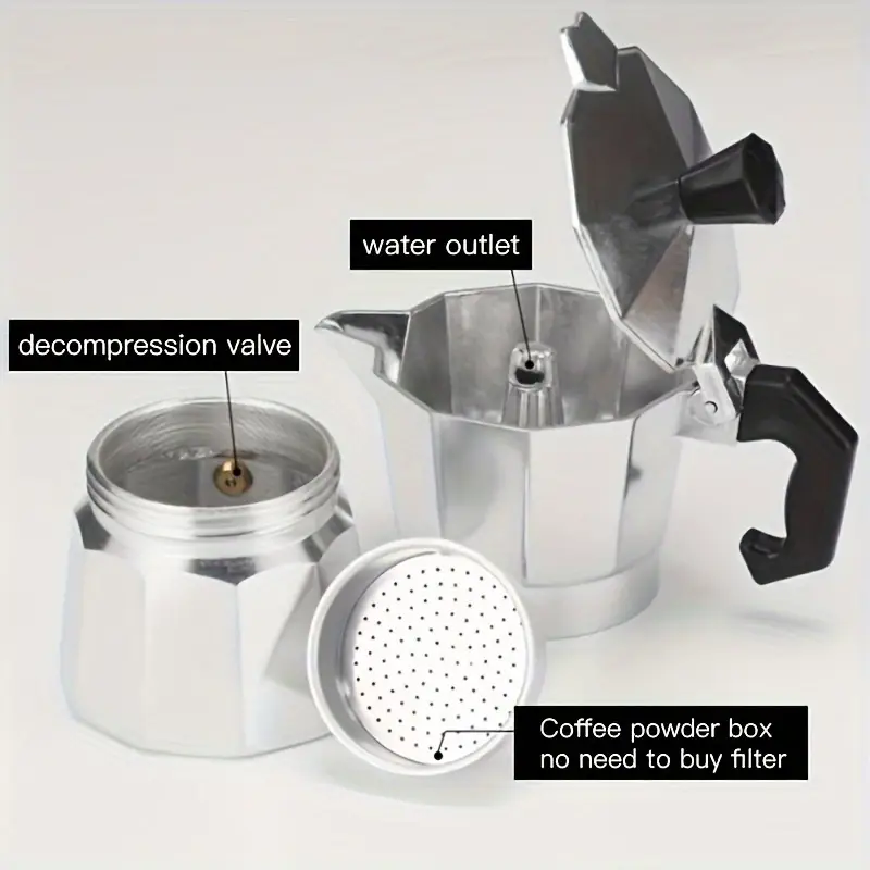 Cafetera Moka Clásica de Alumi - Camping Cooking Utilities reseña y precio