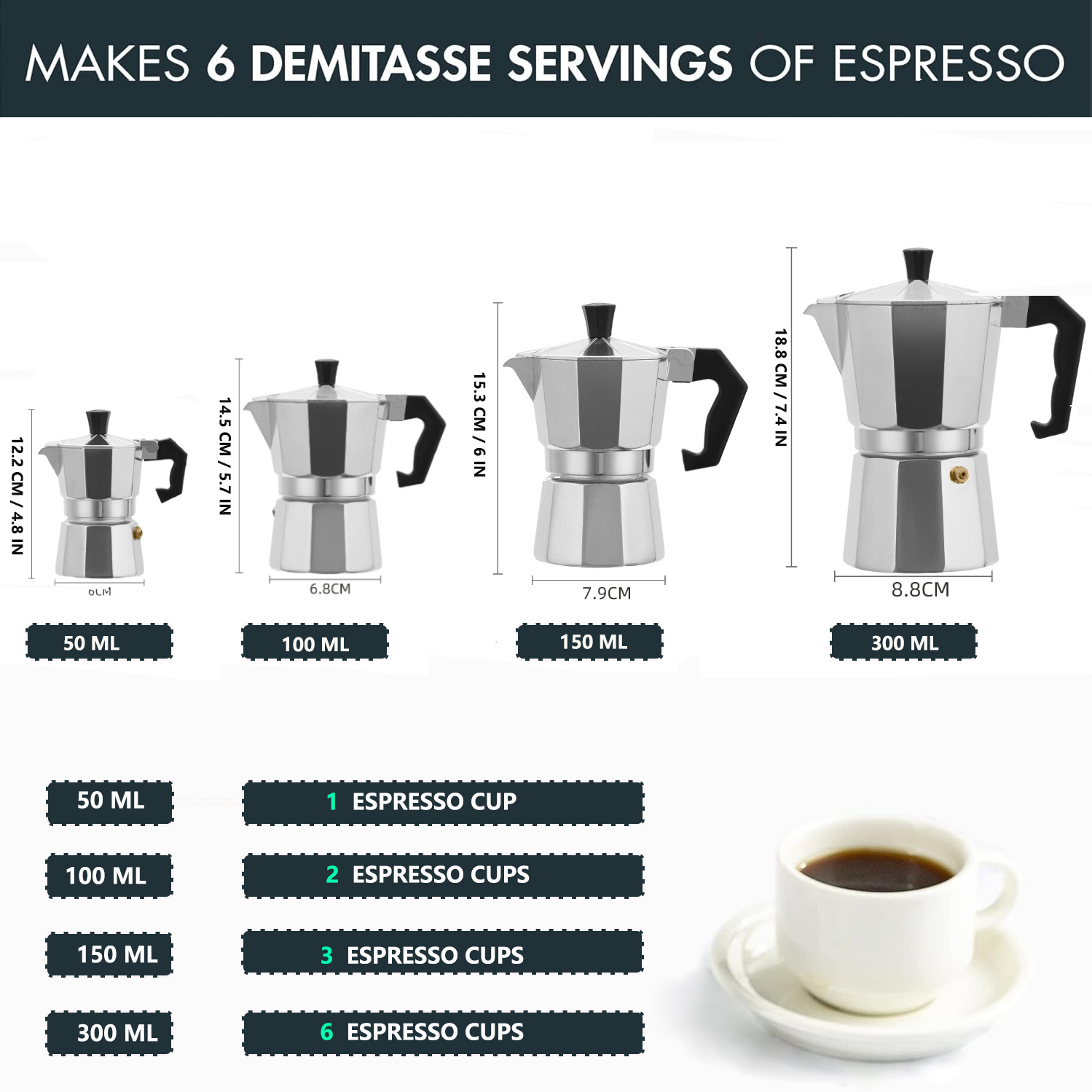 Cafetera Moka Clásica de Alumi - Camping Cooking Utilities reseña y precio