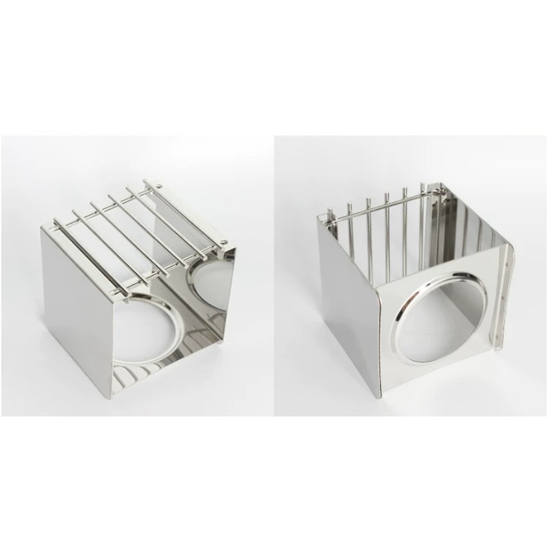 Soporte Cuadrado de Acero Inox - Camping Cooking Ware reseña y precio
