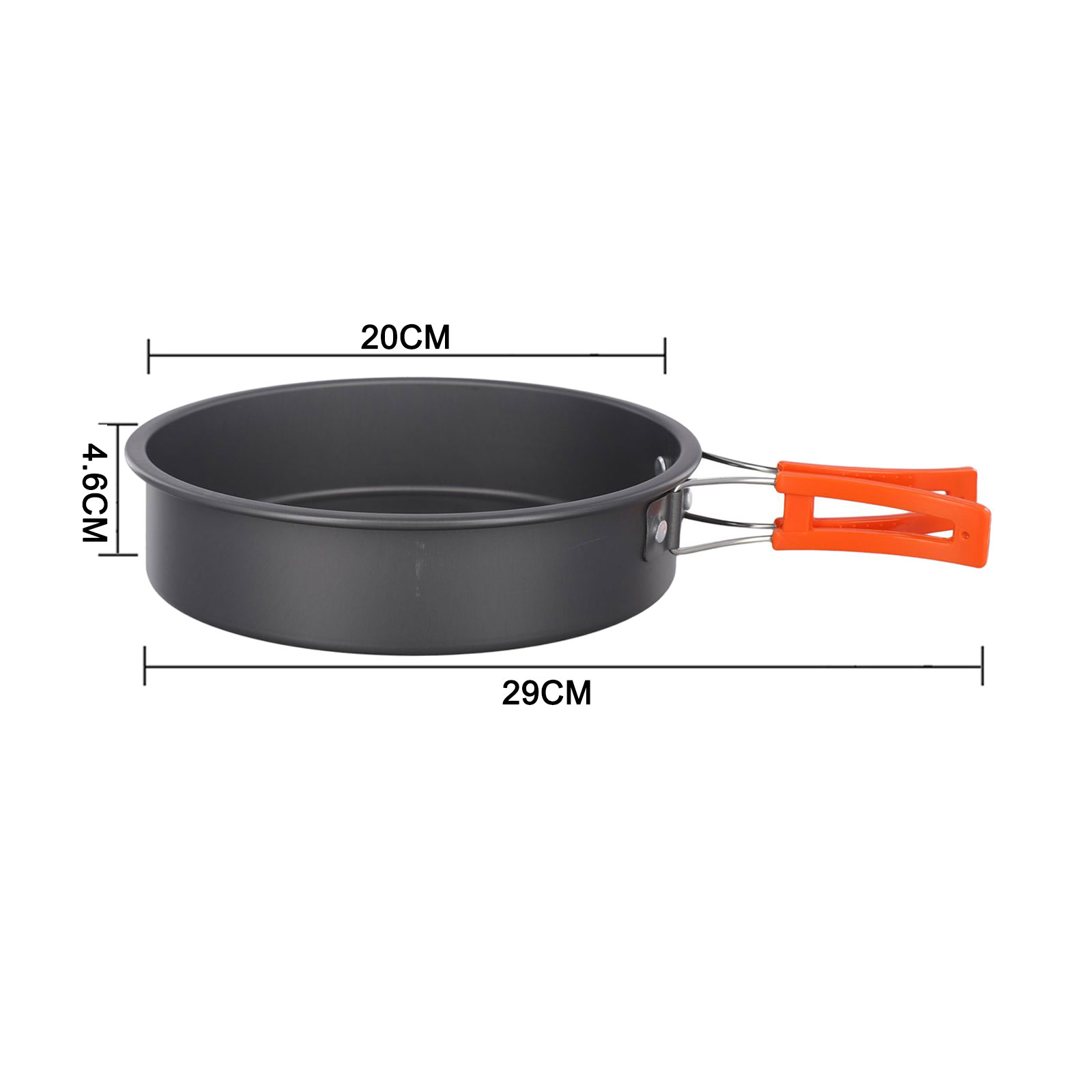 Sartén de aluminio que conduce - Camping Cooking Frying Pan reseña y precio