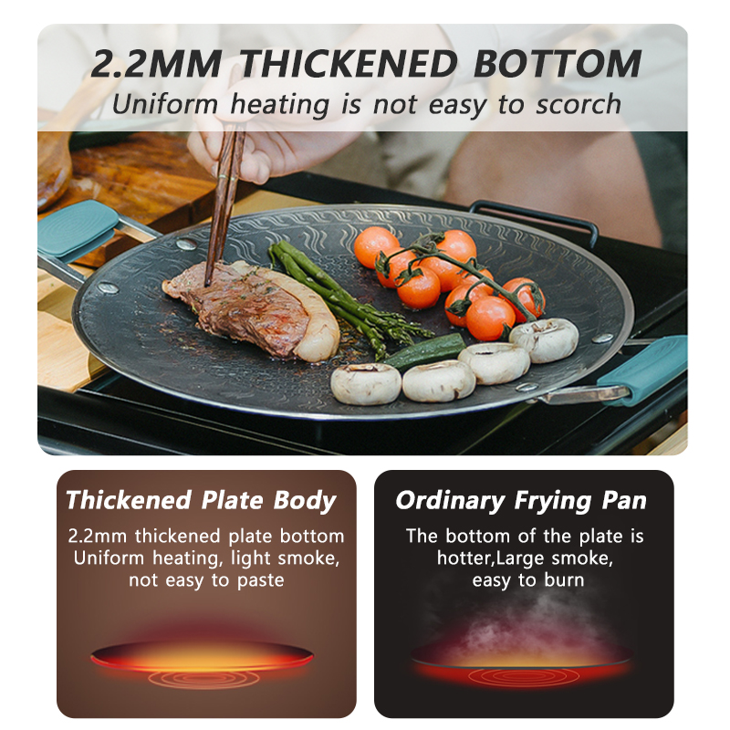 Naturehike-sartén para barbaco - Camping Cooking Ware reseña y precio