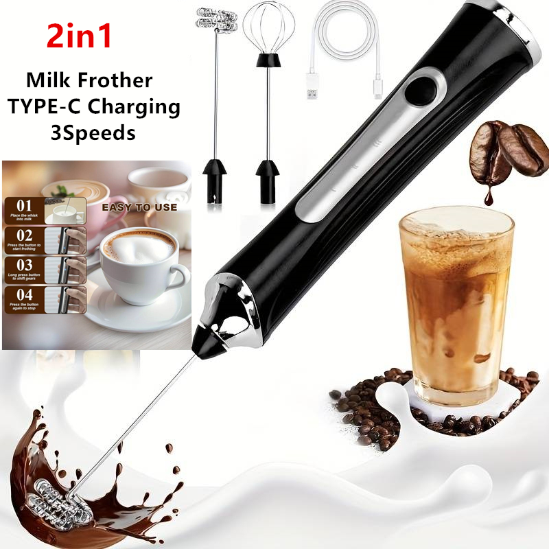 Espumador de leche eléctrico i - Pocket Coffee Maker reseña y precio