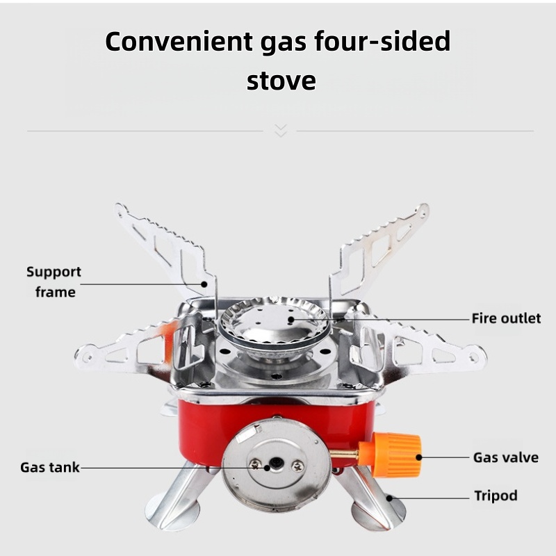 Mini Estufa Cuadrada Portátil  - Camping Cooking Ovens reseña y precio