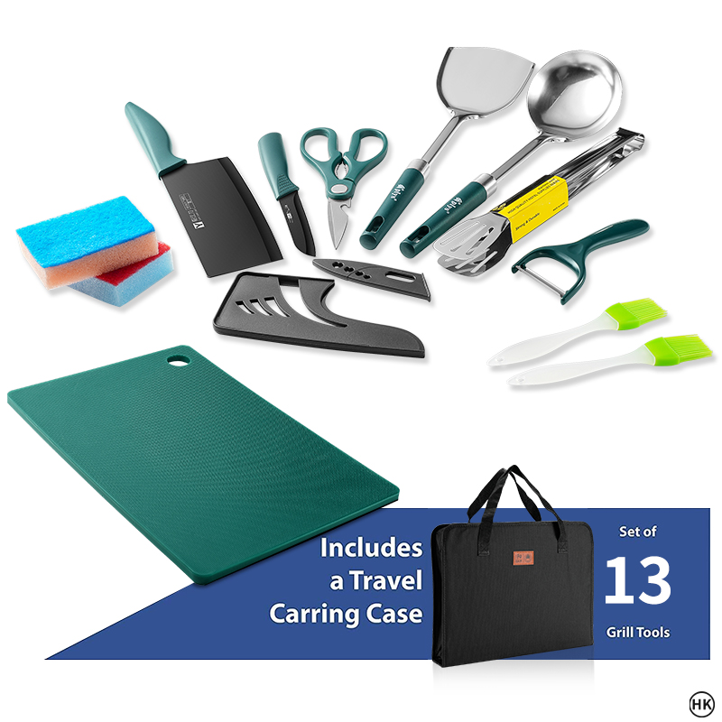 Juego de cocina para acampada, - Camping Cooking Accessories Set reseña y precio