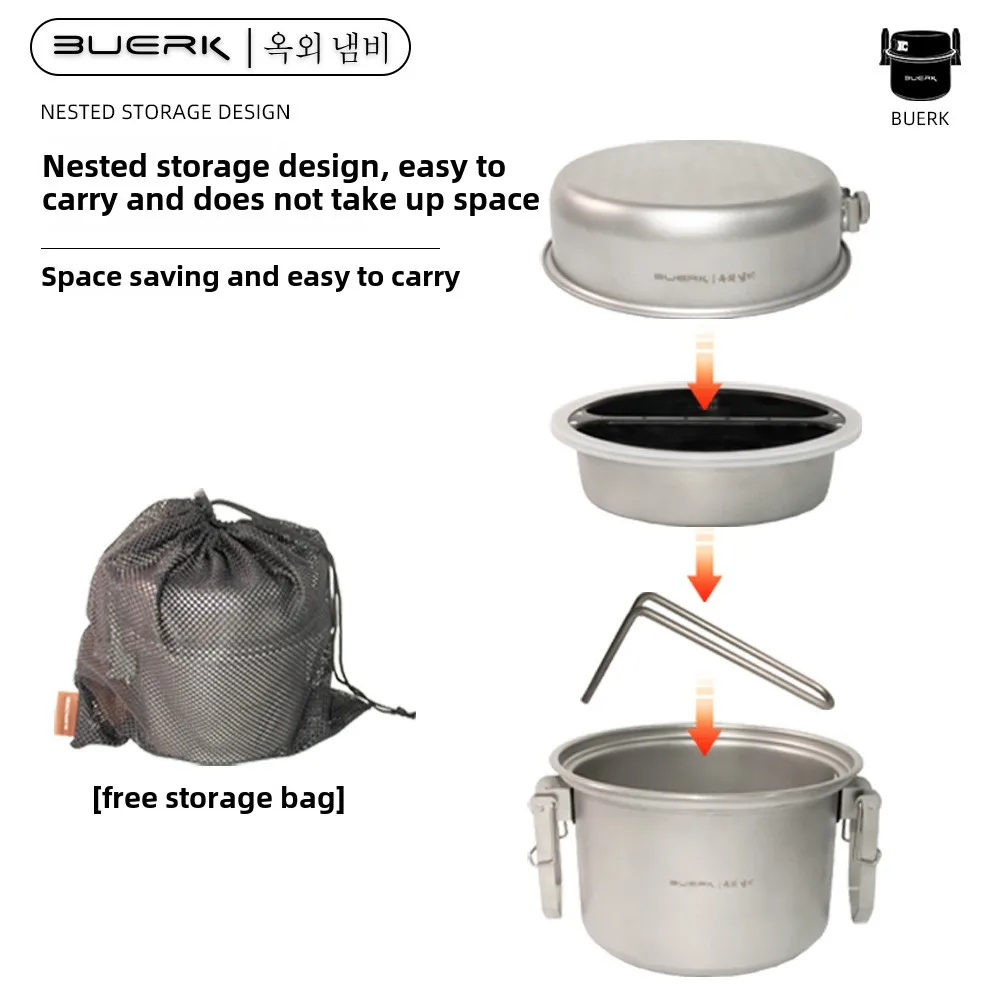 Olla multifuncional para cocin - Camping Cooking Ware reseña y precio