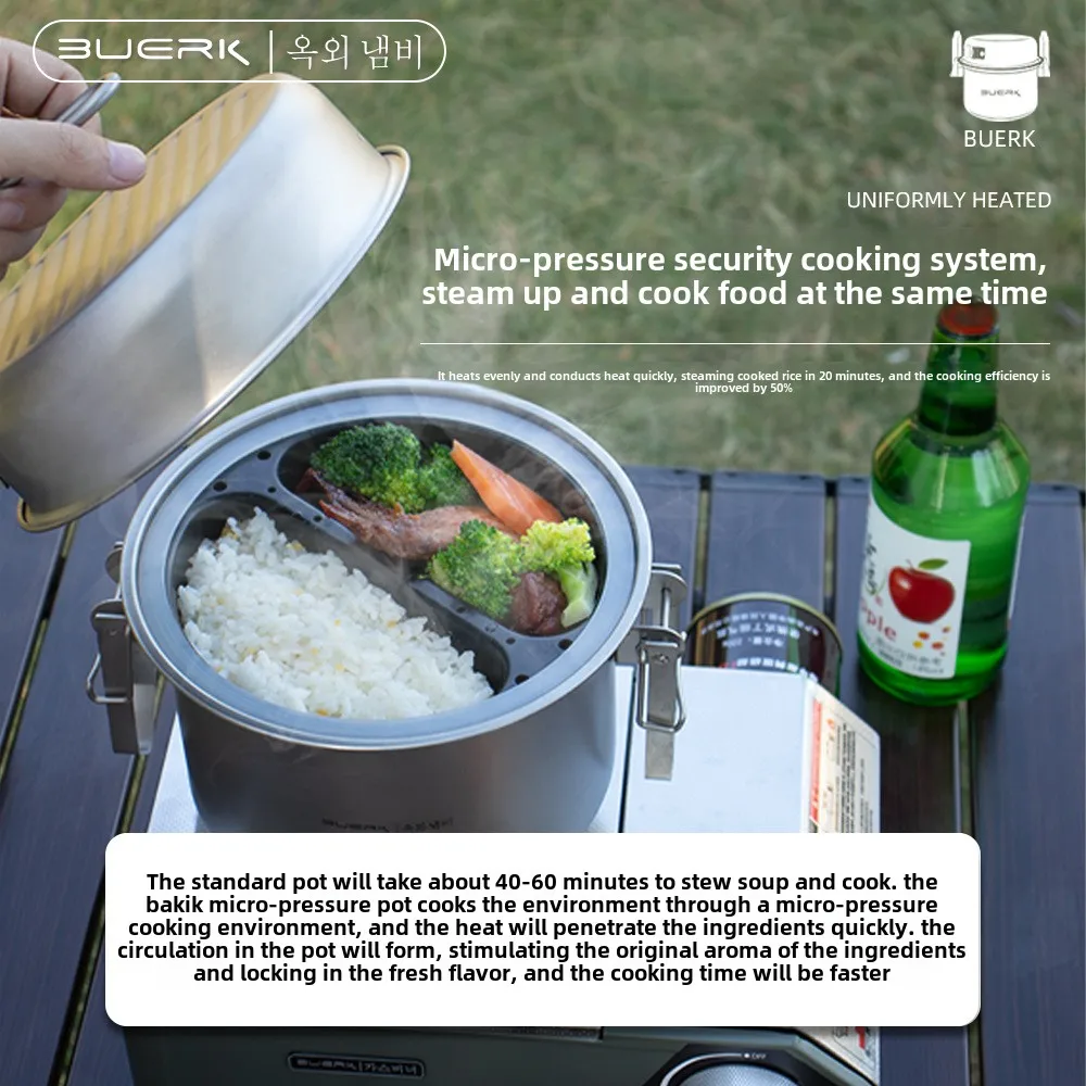 Olla multifuncional para cocin - Camping Cooking Ware reseña y precio