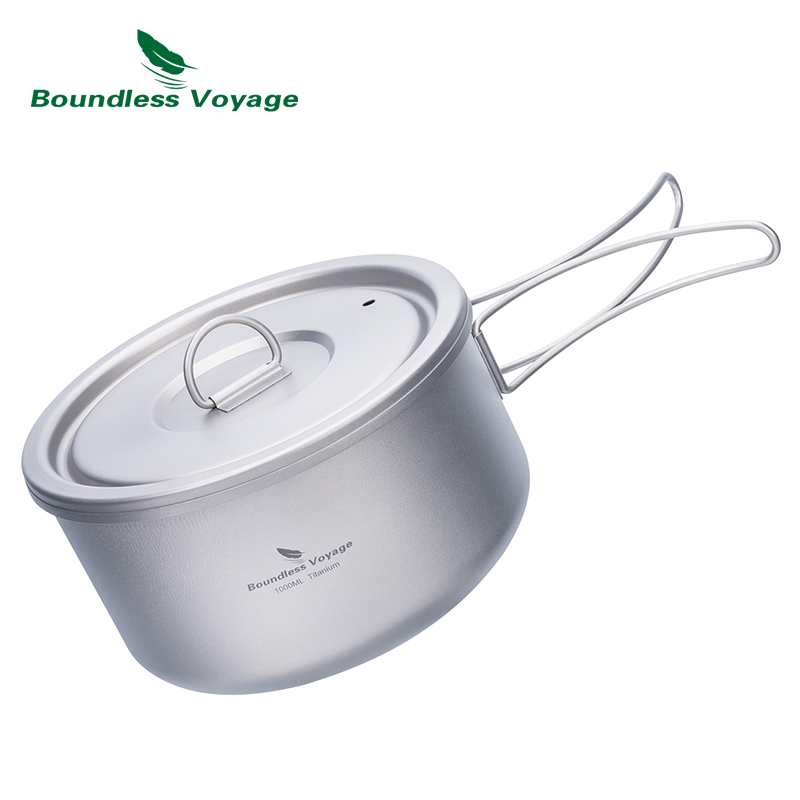 Olla de Camping de titanio Bou - Camping Cooking Ware reseña y precio