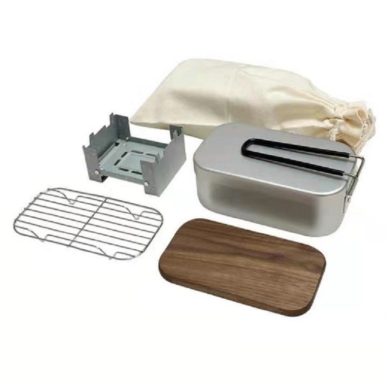 Kit de desorden de aluminio pa - Camping Cooking Mess Kit reseña y precio