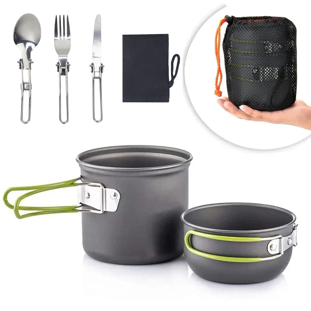 Juego de utensilios de cocina  - Camping Cooking Mess Kit reseña y precio