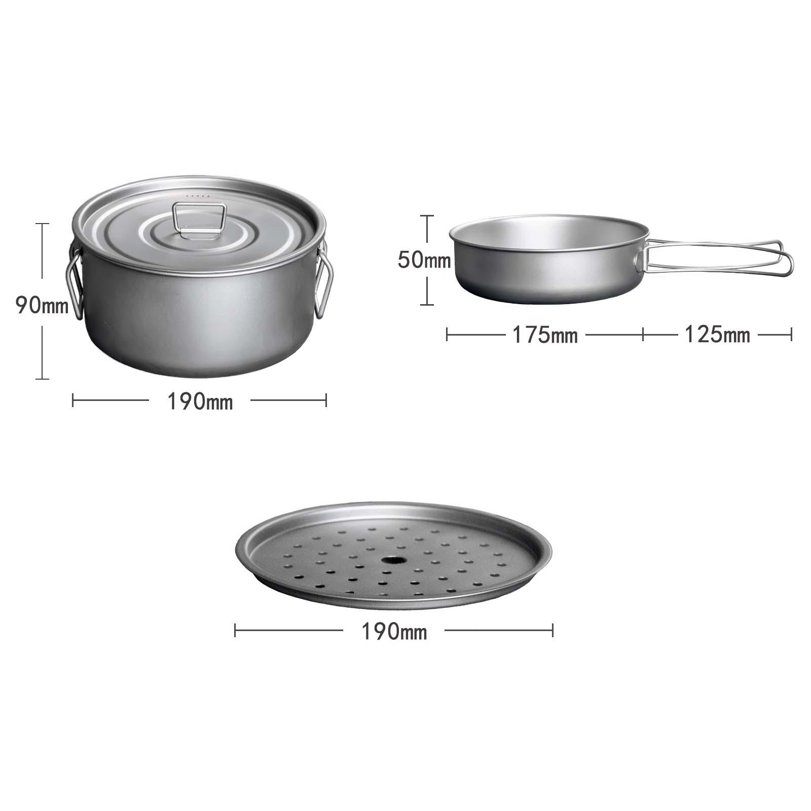 Utensilios de Cocina para Camp - Camping Cooking Mess Kit reseña y precio