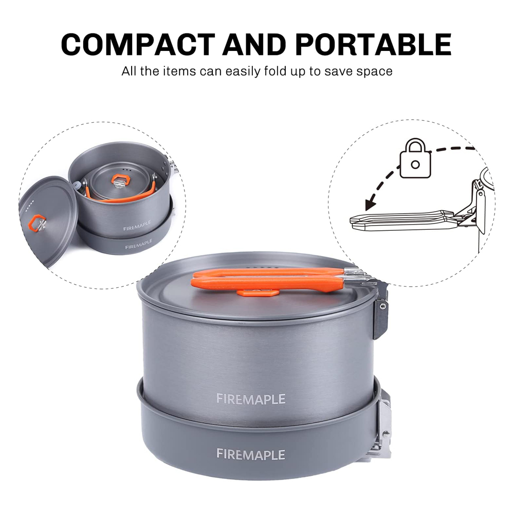 Fire Maple utensilios Camping  - Camping Cooking Ware reseña y precio