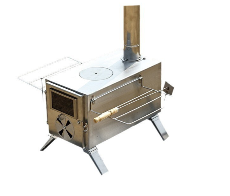 Estufa Portátil de Acero Inoxi - Camping Cooking Ovens reseña y precio