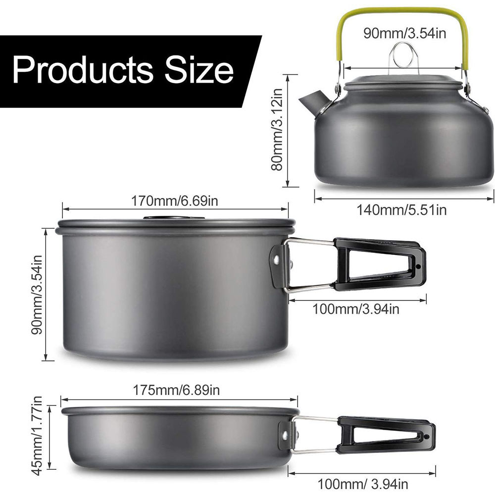 Juego de utensilios de cocina  - Camping Cooking Utilities reseña y precio