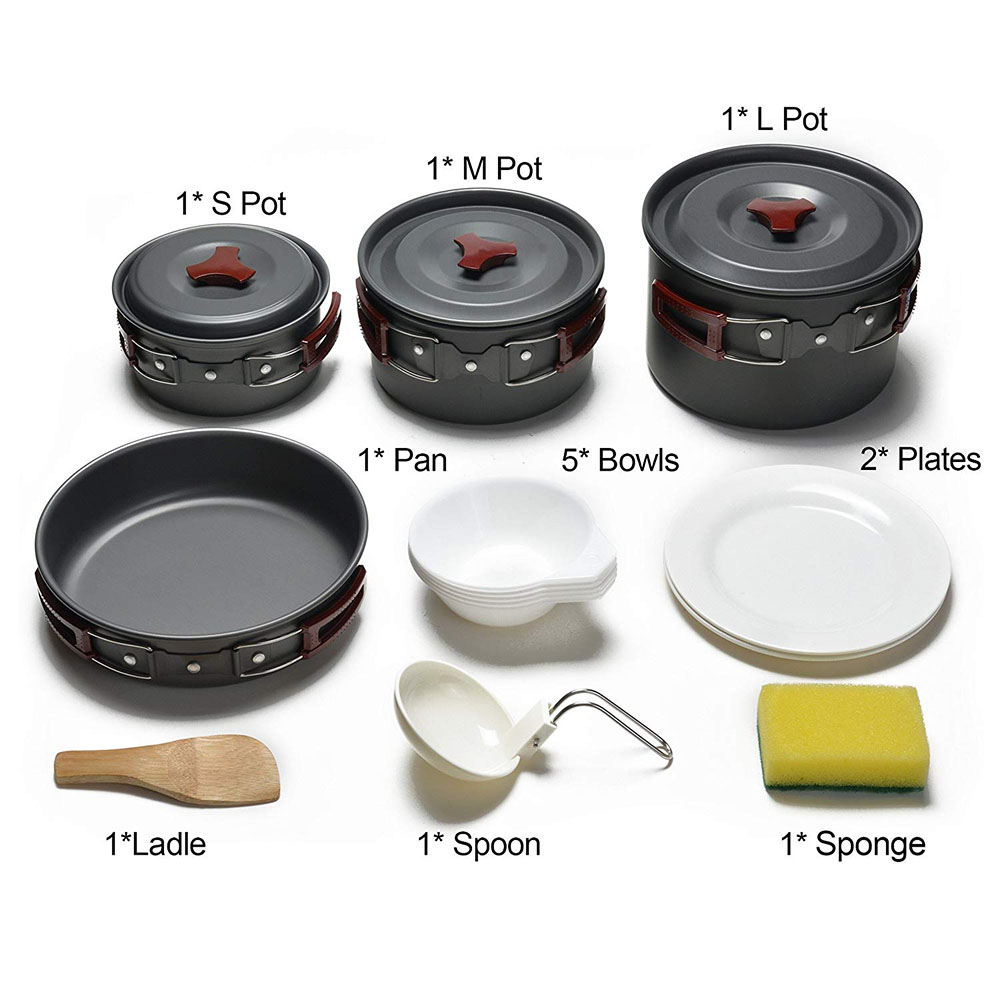 Kit de utensilios de cocina pa - Camping Cooking Accessories Set reseña y precio