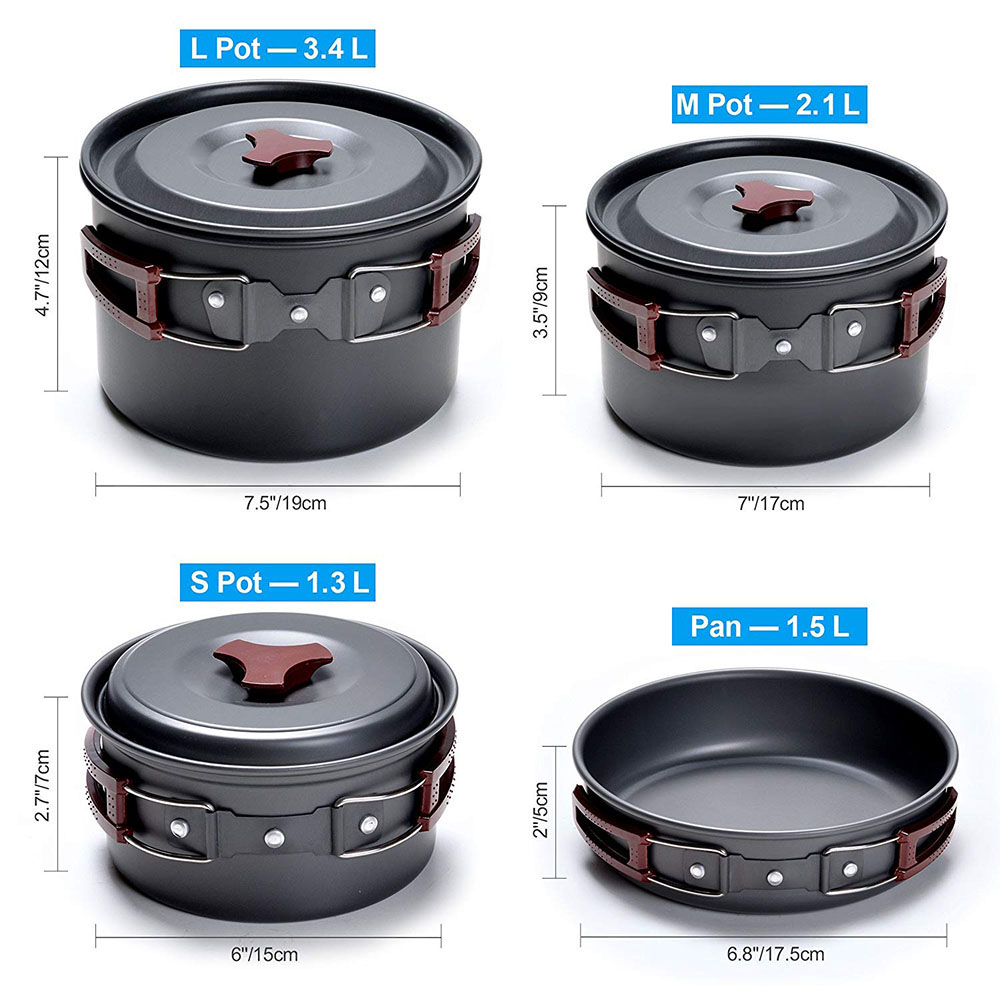 Kit de utensilios de cocina pa - Camping Cooking Accessories Set reseña y precio