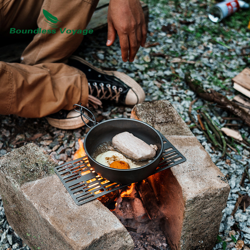 Placa para parrilla de barbaco - Camping Cooking Ware reseña y precio