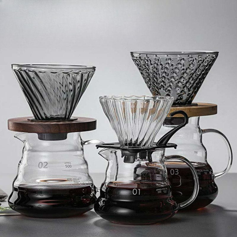 Juego de cafetera de vidrio de - Camping Cooking Utilities reseña y precio