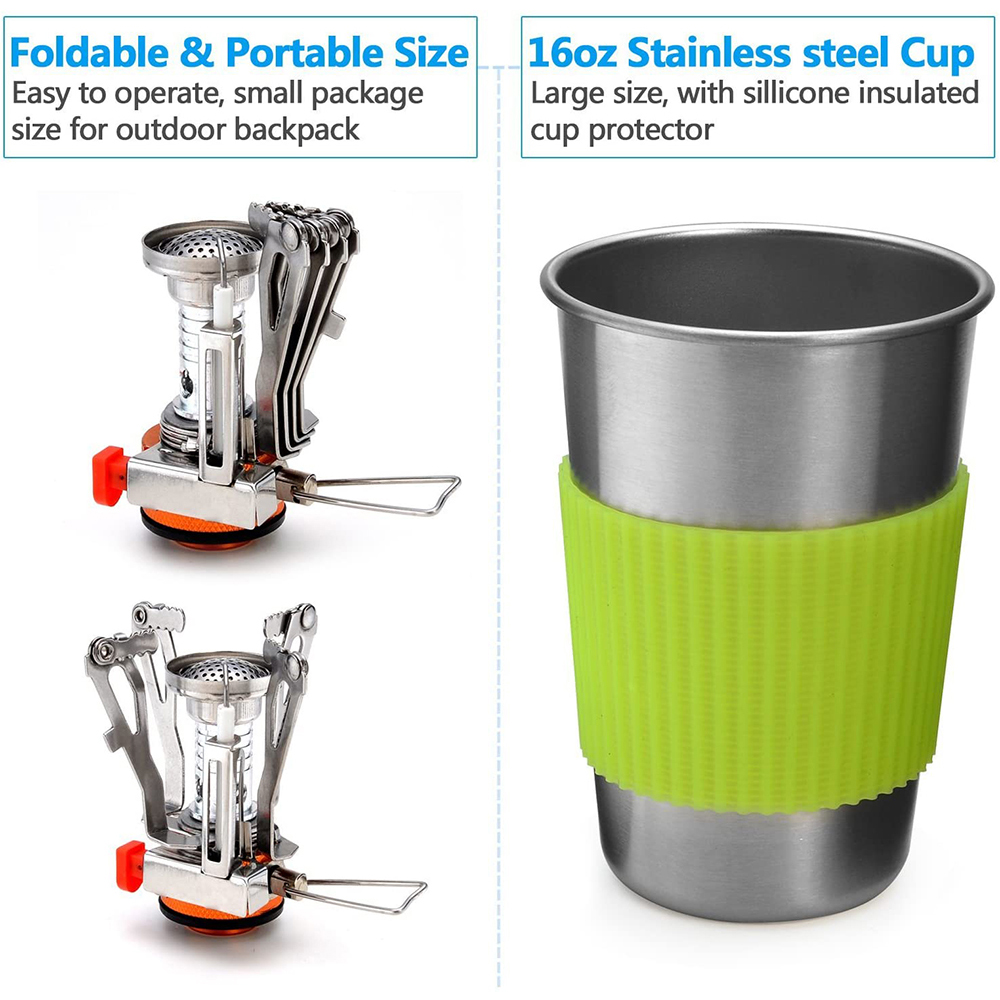 Kit de utensilios de cocina pa - Camping Cooking Accessories Set reseña y precio
