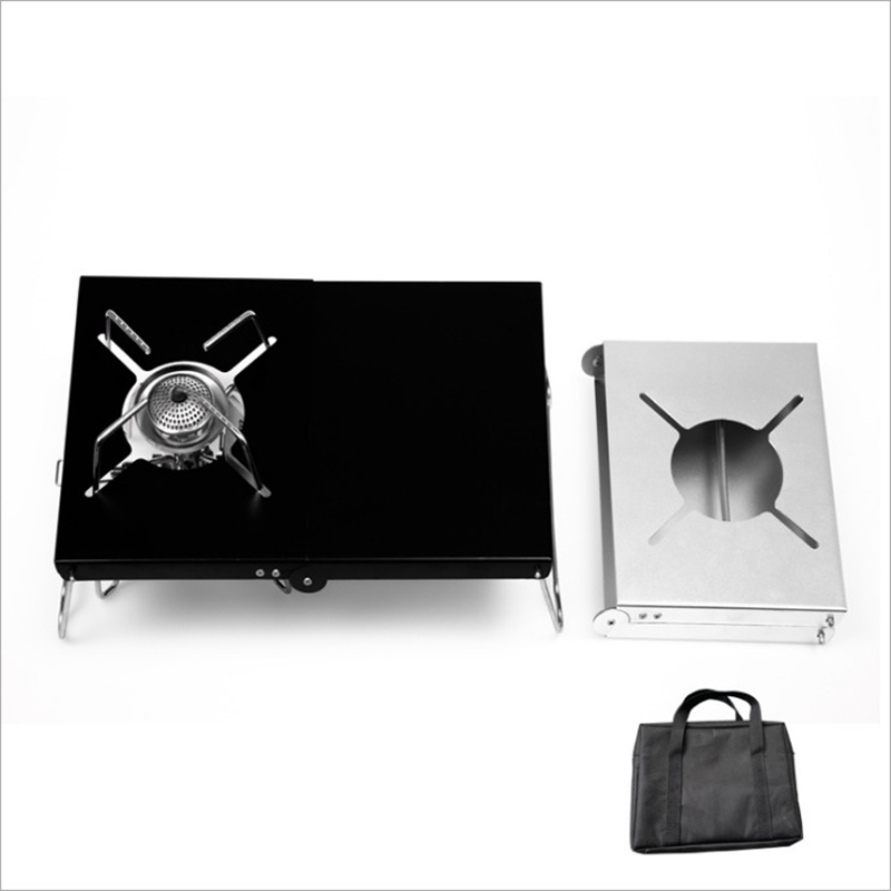 Mesa Plegable con Soporte para - Camping Cooking Table With Windshield reseña y precio