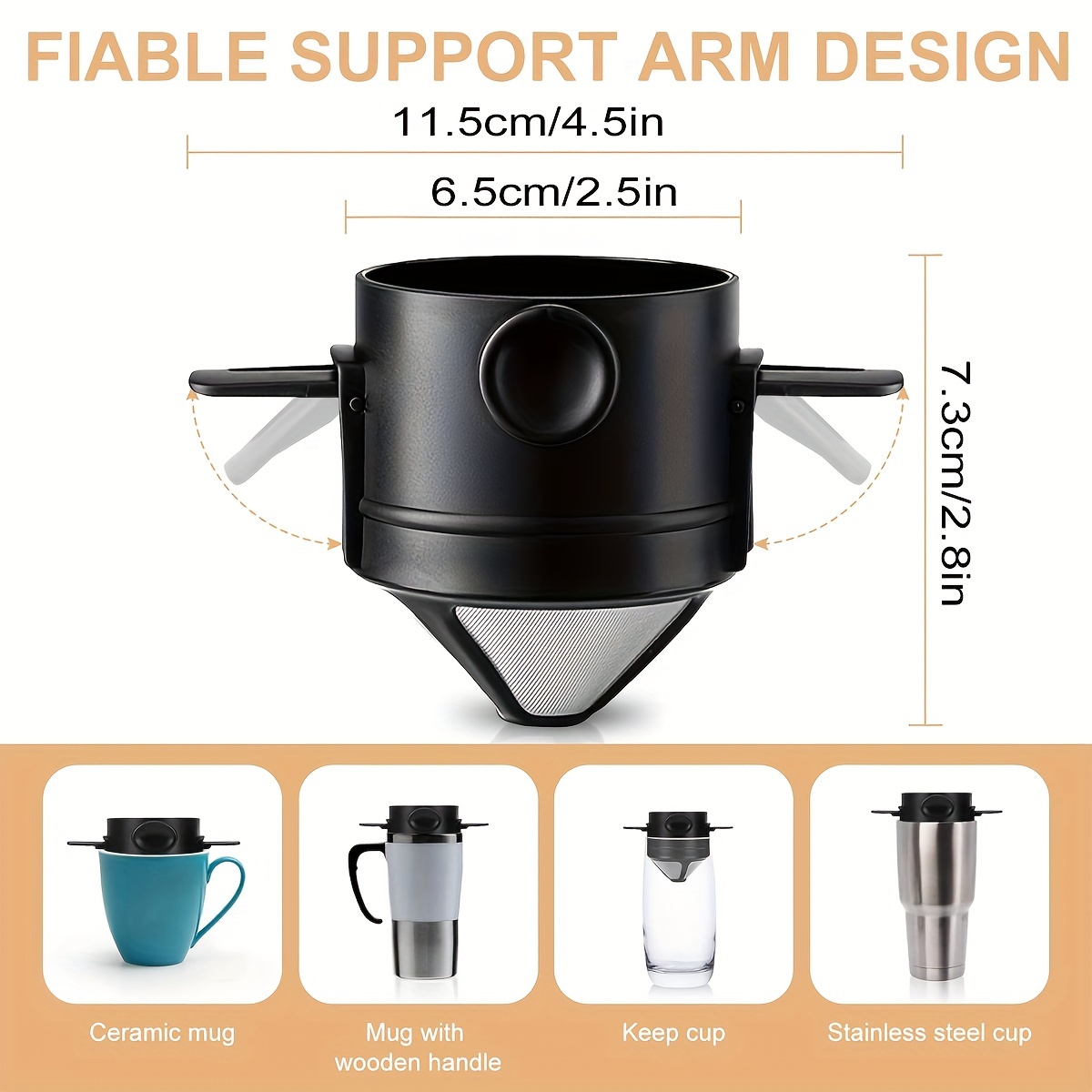 Taza de filtro de café portáti - Pocket Coffee Maker reseña y precio