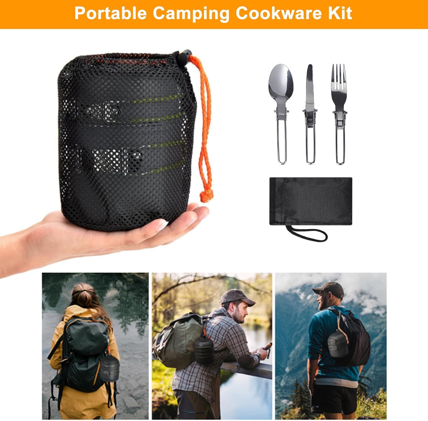 Juego de Utensilios de Cocina  - Camping Cooking Mess Kit reseña y precio