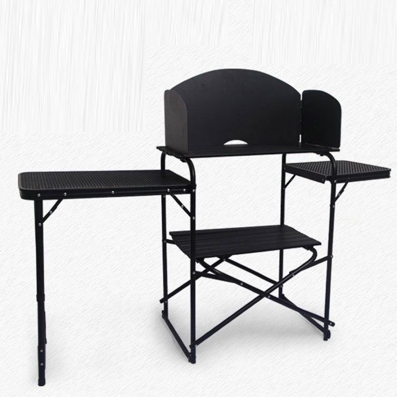 Mesa de Cocina Plegable Portát - Camping Cooking Table With Windshield reseña y precio