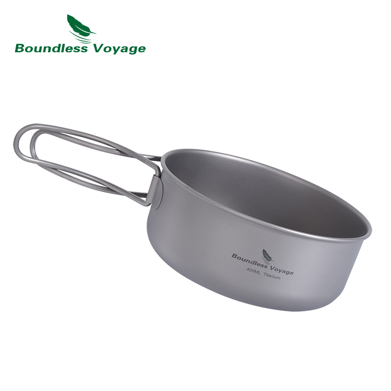 Juego de sartenes de titanio B - Camping Cooking Mess Kit reseña y precio