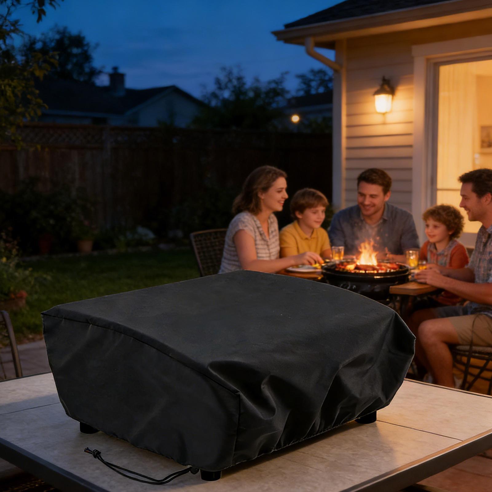 Cubierta para parrilla resiste - Camping Cooking Table reseña y precio