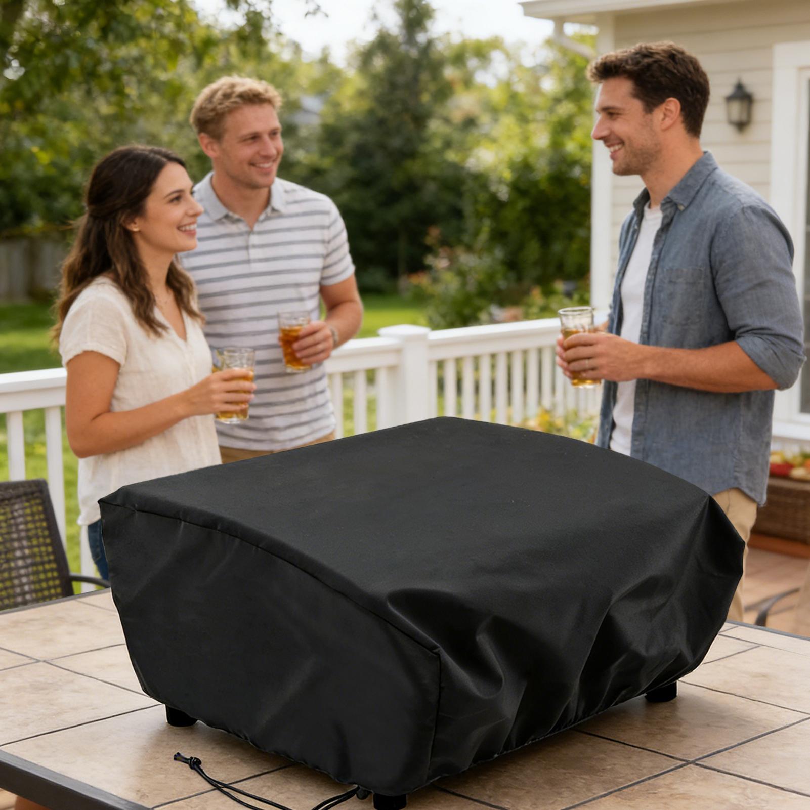 Cubierta para parrilla resiste - Camping Cooking Table reseña y precio